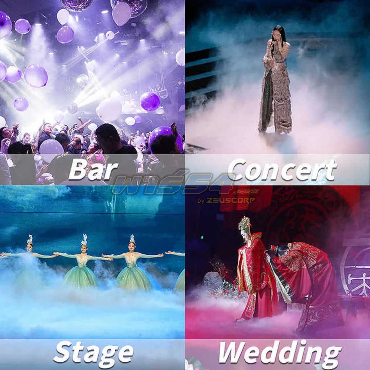 Dry ice Machine Water Base 3000w+Applient Scenes2