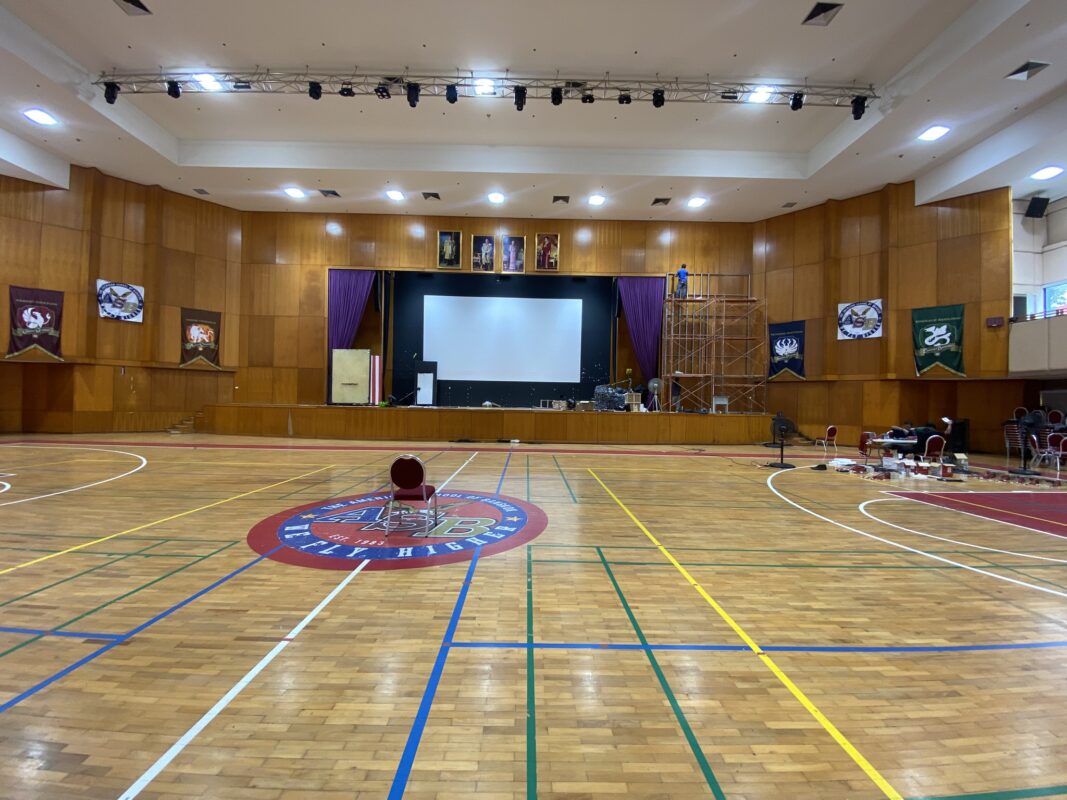 งานติดตั้งจอLED โรงเรียน ASB
