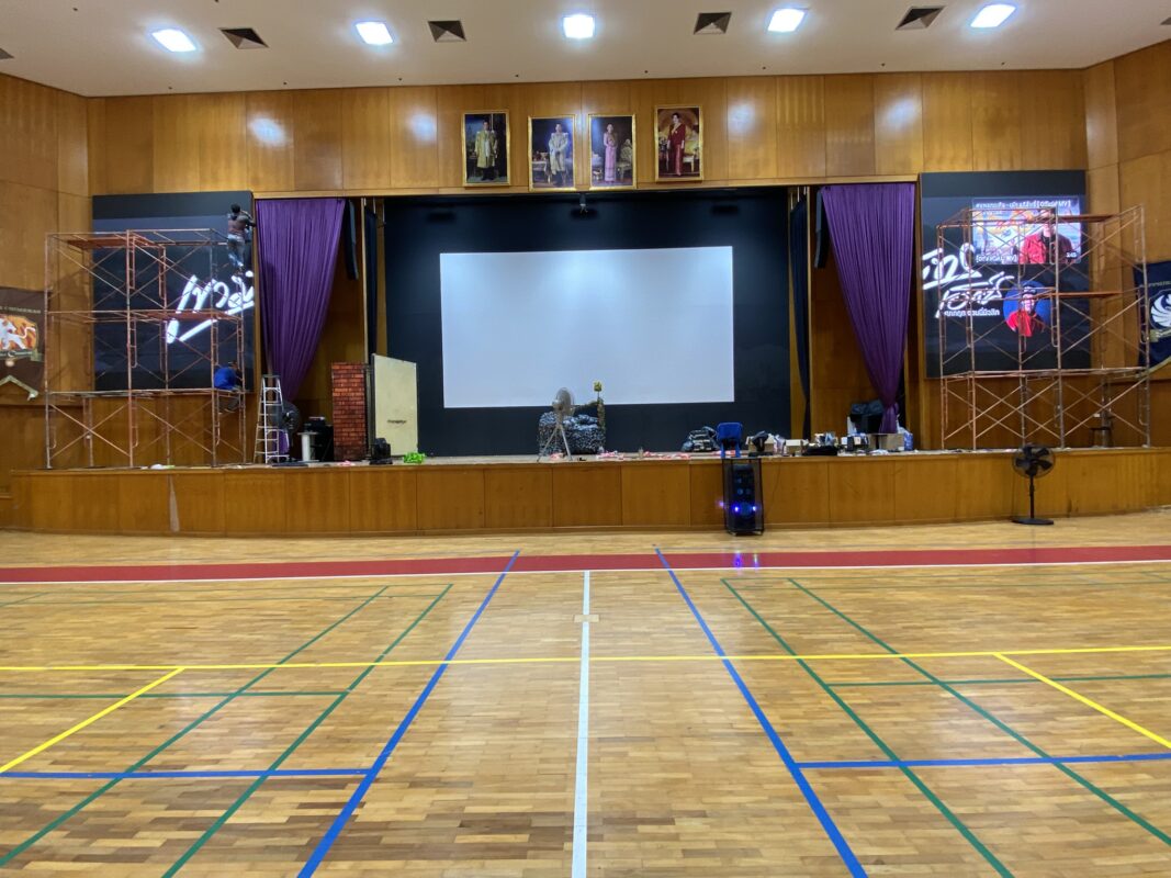 งานติดตั้งจอLED โรงเรียน ASB