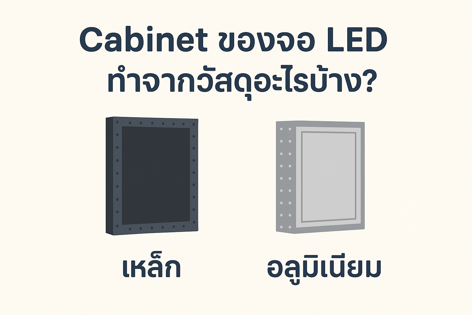 เปรียบเทียบเหล็ก (Steel) vs อลูมิเนียม (Aluminum)
