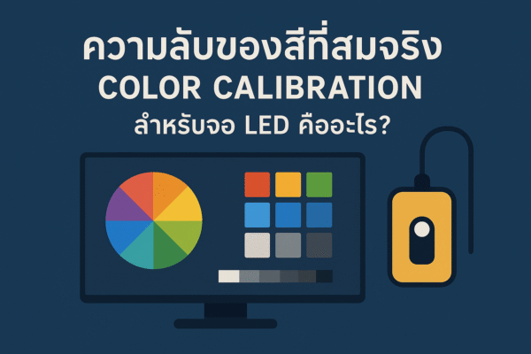 ความลับของสีที่สมจริง: "Color Calibration" สำหรับจอ LED คืออะไร?