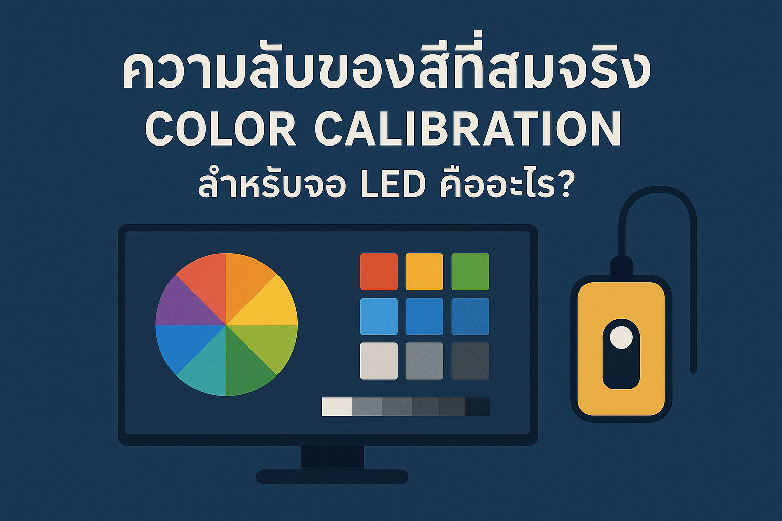 ความลับของสีที่สมจริง: "Color Calibration" สำหรับจอ LED คืออะไร?