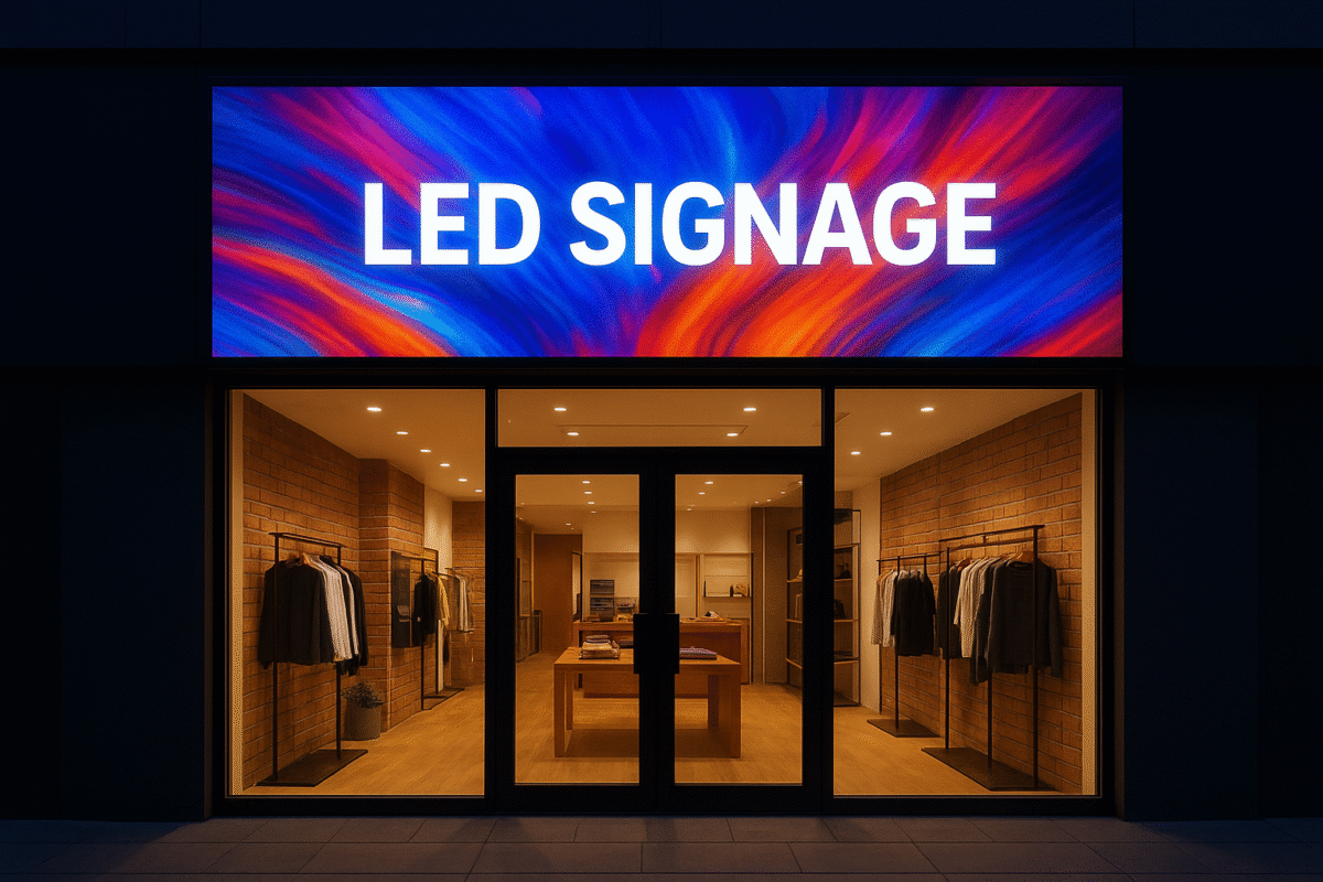 เปลี่ยนหน้าร้านให้ปังด้วยจอ LED Signage: ดึงดูดทุกสายตาใน 3 วินาที