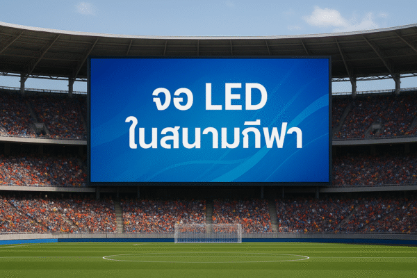 จอ LED ในสนามกีฬา: ไม่ใช่แค่สกอร์บอร์ด แต่คือศูนย์กลางความบันเทิง
