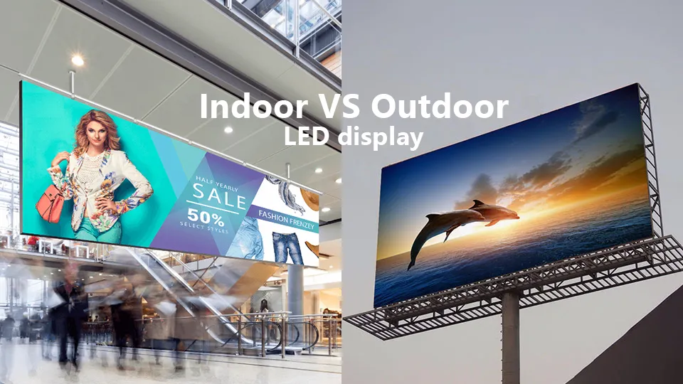 ความแตกต่างระหว่างจอ indoorและจอoutdoor