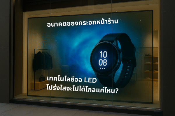 เทคโนโลยีจอ LED โปร่งใสจะไปได้ไกลแค่ไหน?