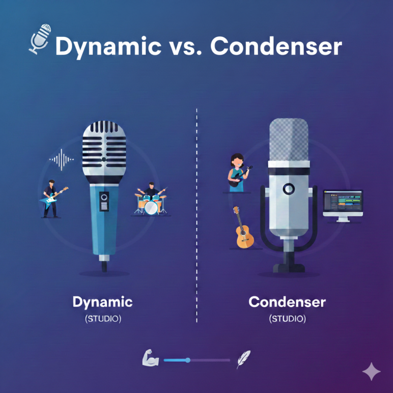 ðĪ Dynamic vs. Condenser: āļāđāļēāļāļāļąāļāļāļĒāđāļēāļāđāļĢ?