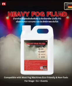น้ำยา Heavy Fog สูตรหนาแน่นพิเศษ ขนาด 1 ลิตร และ 5 ลิตร สำหรับเครื่องทำควันสโมค