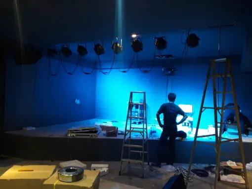 การทดสอบระบบควบคุมไฟ (DMX Control) และการเขียนโปรแกรมแสงสี ณ ริคโค่ผับ โดย Zeuscorp