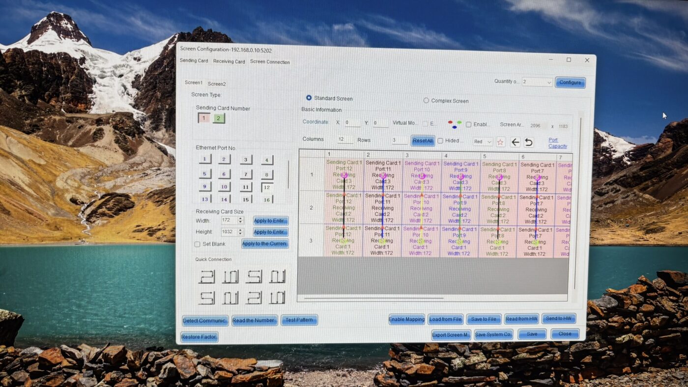 การทดสอบระบบภาพและการปรับแต่งค่าสี (Calibration) ของจอ LED ให้ได้มาตรฐานโรงแรม 5 ดาว โดยทีมงาน Zeuscorp